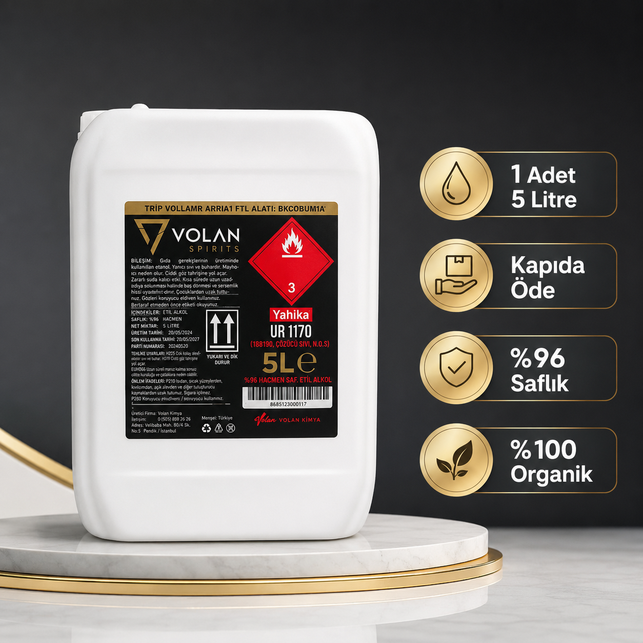 1 Adet 5 Litre